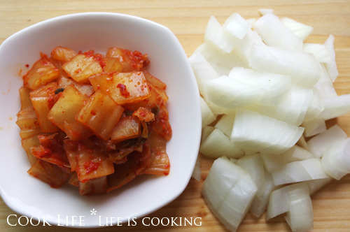 평범하지만 맛나는 돼지고기 고추장 김치볶음밥