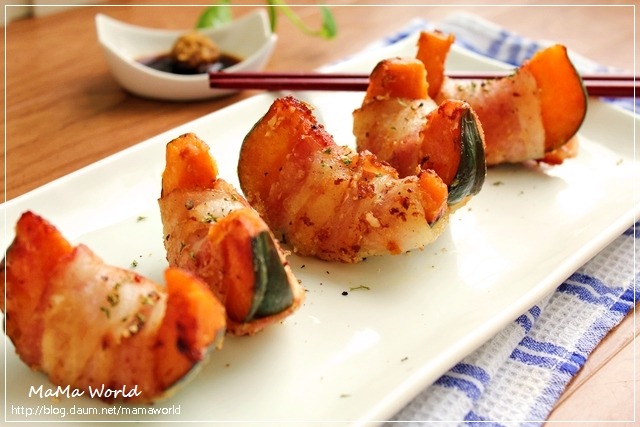 베이컨말이 단오학 마우리