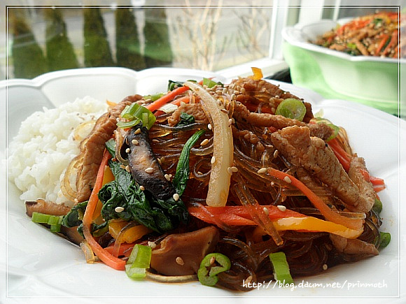 중국집 잡채밥보다 훨~~~씬 맛있는 매콤한 잡채밥 만들기~~