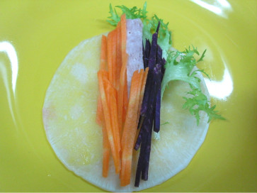 자투리재료라도 맛있어~,무쌈말이와 천사채샐러드