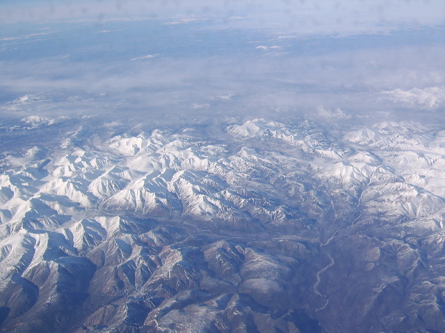 귀국길... 오오츠카 상공에서 바라본 러시아....