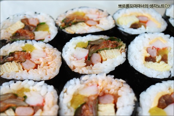 3종 인기김밥세트(참치김밥, 치즈김밥, 김치김밥)