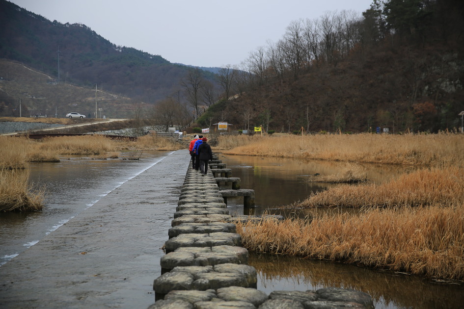 합천 황강 징검다리 물안개와 가호리 일출 / 합천 사진 찍기좋은곳