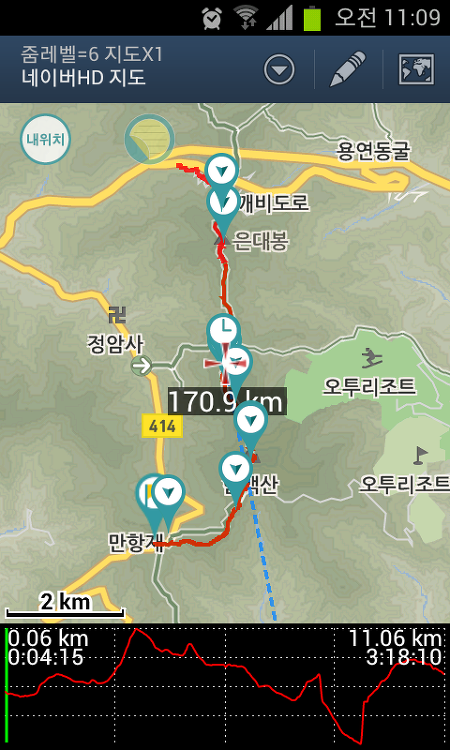 눈꽃산행은 또 불발로.../함백산