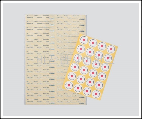 멸균 라벨 ,INDICATOR LABEL STERILIZE