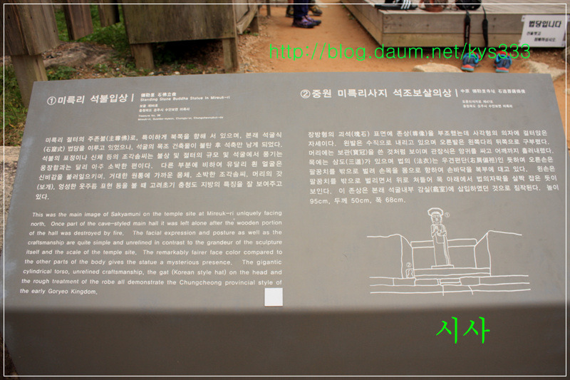 충주 미륵대원지...2014년 10월.