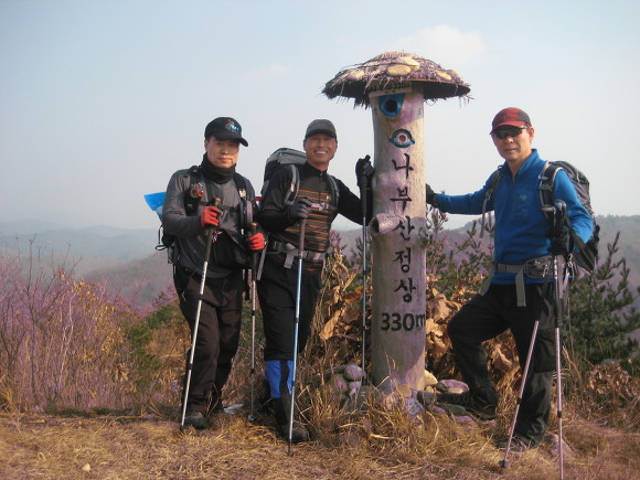 문수지맥7구간(갈포고개-나부산-회룡포 합수점)