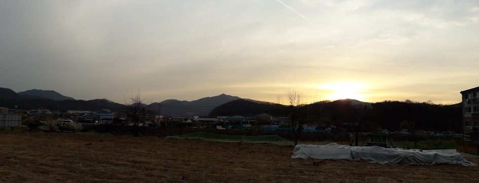 광주 태화산 미역산지나 섭산 웃골산 산길(2019년4월7일)
