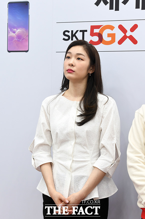 2019/04/05 #YunaKIM #김연아 SK  갤럭시 S10 5G 개통식 참석  기사 포토 