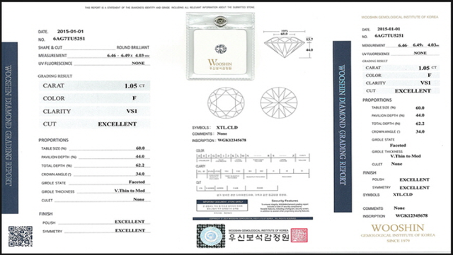 다이아몬드공인감정서 종류와 장단점!!! 
