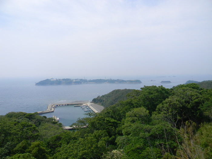 대마도 북쪽 끝에 자리한 본토바라기, 한국전망대 (대한해협, 해율도)
