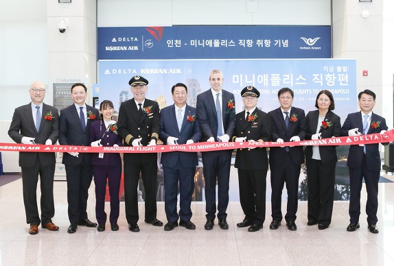 미니애폴리스 보스턴 직항노선 신규 취항 