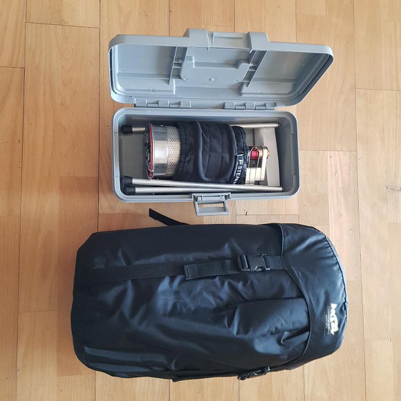 스팀팟 캠핑용 보일러 풀 셋트 중고가 25만원...